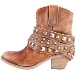 Circle G By Corral Ladies Studded Strap Ankle Cowgirl Boots P5042 6 Circle G By Corral Ladies Studded Strap Ankle Cowgirl Boots P5042 -CorralCowboyGear 12 08f3fd0e 611e 4a9b ad3a 23ce5862c10c