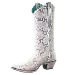 Womens Corral Natural Python Boot