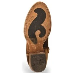 Corral Boots Corral Ladies Eudora Chocolate-Tan Lamb Abstract Shortie Boots C1064 -CorralCowboyGear 57 538865f0 8819 447a 9fcb 3bbc1240da65