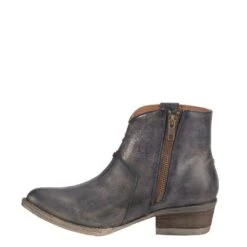 Circle G By Corral Ladies Blue Studded Star Inlay Booties Q5025 -CorralCowboyGear 57 d495673c a04f 4ab6 a328 792ad7967fac