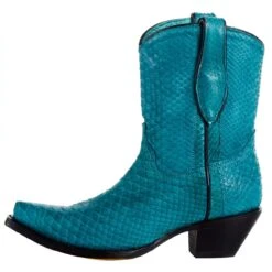 Corral Women`s Turquoise Python 8in. Top Boot -CorralCowboyGear A4196 03