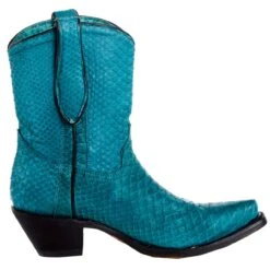 Corral Women`s Turquoise Python 8in. Top Boot -CorralCowboyGear A4196 05