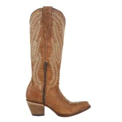 Corral Women`s Golden Embroidered 15in. Tall Top Boot -CorralCowboyGear A4216 5