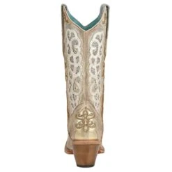 Corral Boots Corral® Ladies Bone White & Gold Studded Western Boots C3895 5 Corral Boots Corral® Ladies Bone White & Gold Studded Western Boots C3895 -CorralCowboyGear C3895d