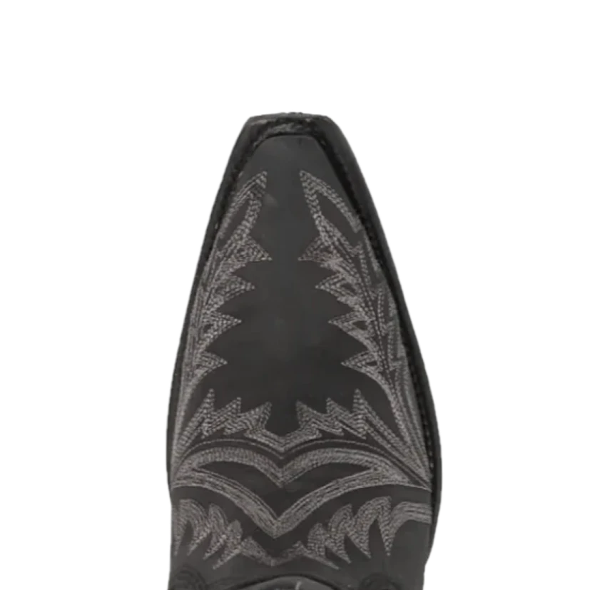 Circle G By Corral Ladies Black Embroidery & Zipper Ankle Boots L5701 4 Circle G By Corral Ladies Black Embroidery & Zipper Ankle Boots L5701 - Image 4