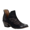 Circle G By Corral Ladies Black Embroidery Bootie Q0098