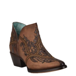 Corral Boots Corral® Ladies Orix Studded & Overlay Pointed Toe Booties C3839