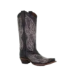 Circle G By Corral Ladies Feather Embroidery Brown Boots L5790