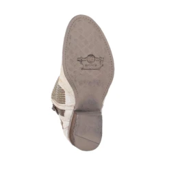 Circle G By Corral Ladies Camel White Studs Shortie Ankle Boots Q0126 -CorralCowboyGear Q0126C