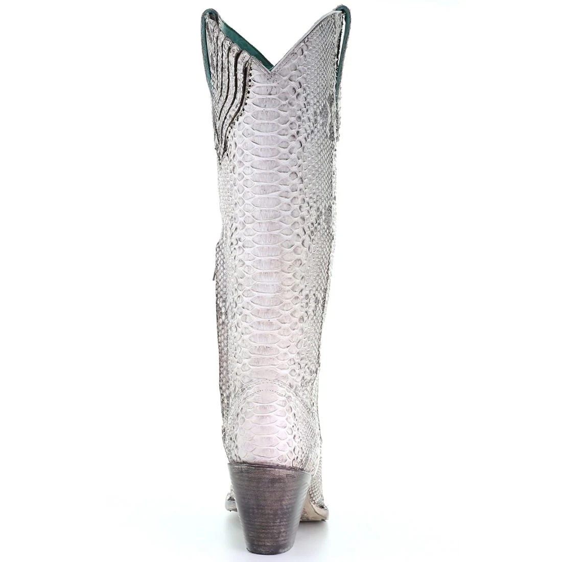 Corral Boots Corral Ladies Natural Python Zipper Tall Top Boots A3789 3 Corral Boots Corral Ladies Natural Python Zipper Tall Top Boots A3789 - Image 3