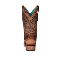 Corral Boots Corral Ladies Leopard Print Square Toe Boots C3788 -CorralCowboyGear unnamed 3
